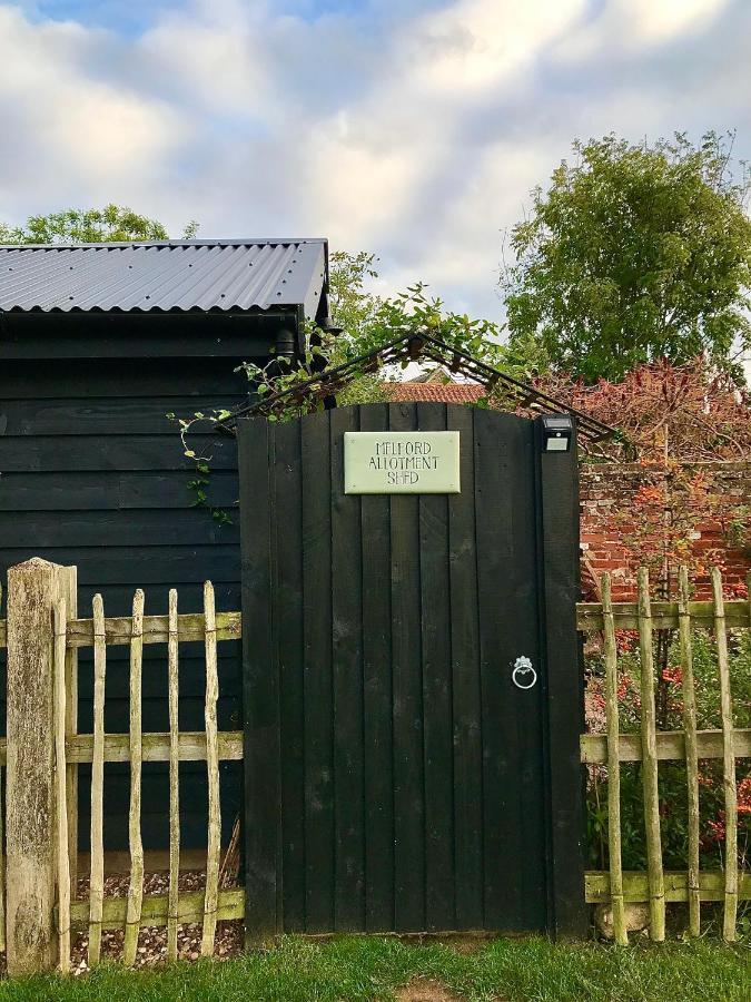 Melford Allotment Shed-Vintage Lodge Suffolk ロング・メルフォード エクステリア 写真